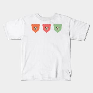 Bear Cub (Radiant) Kids T-Shirt